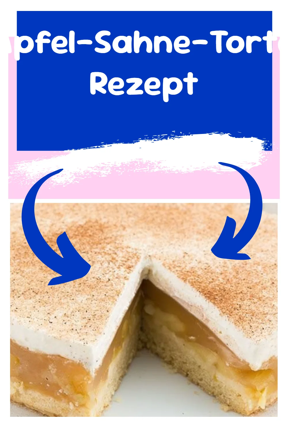 Apfel-Sahne-Torte Rezept