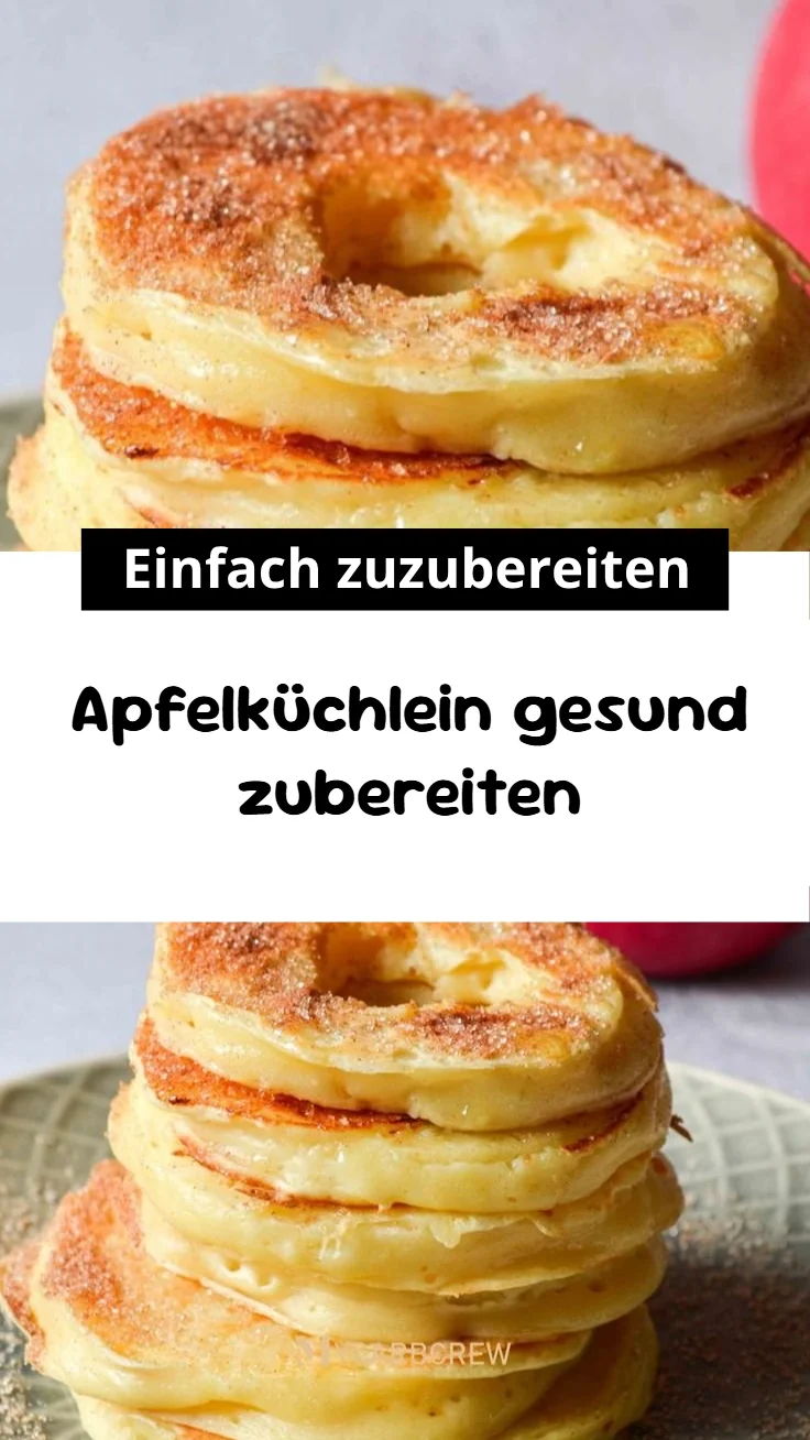 Apfelküchlein gesund zubereiten