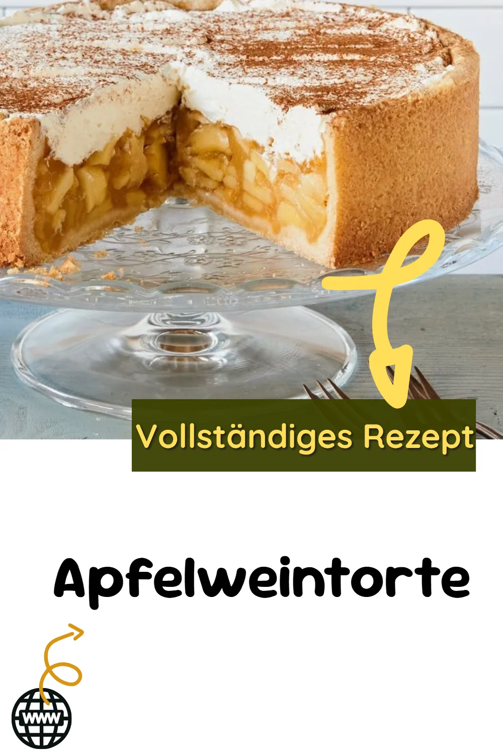 Apfelweintorte