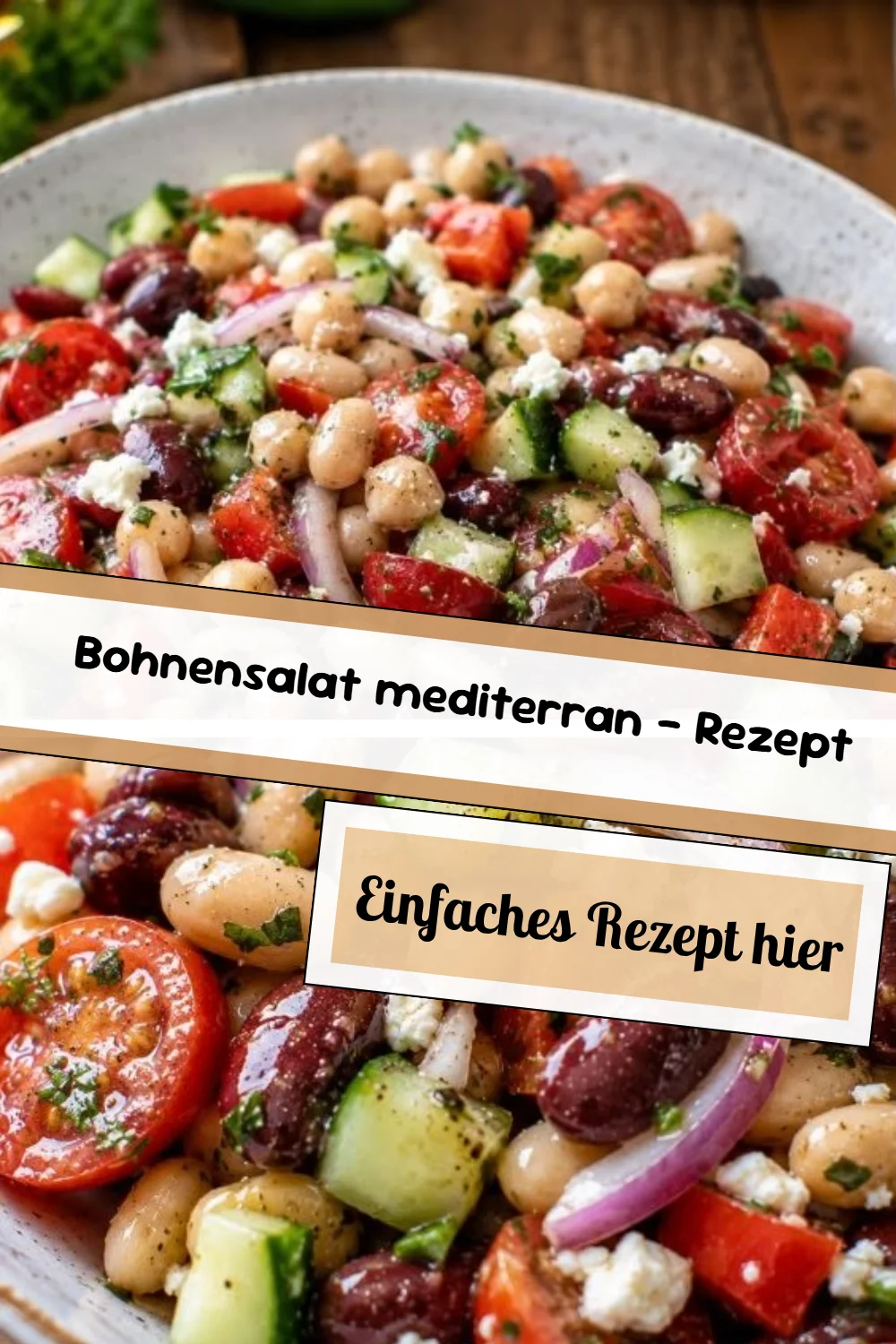 Bohnensalat mediterran – Rezept