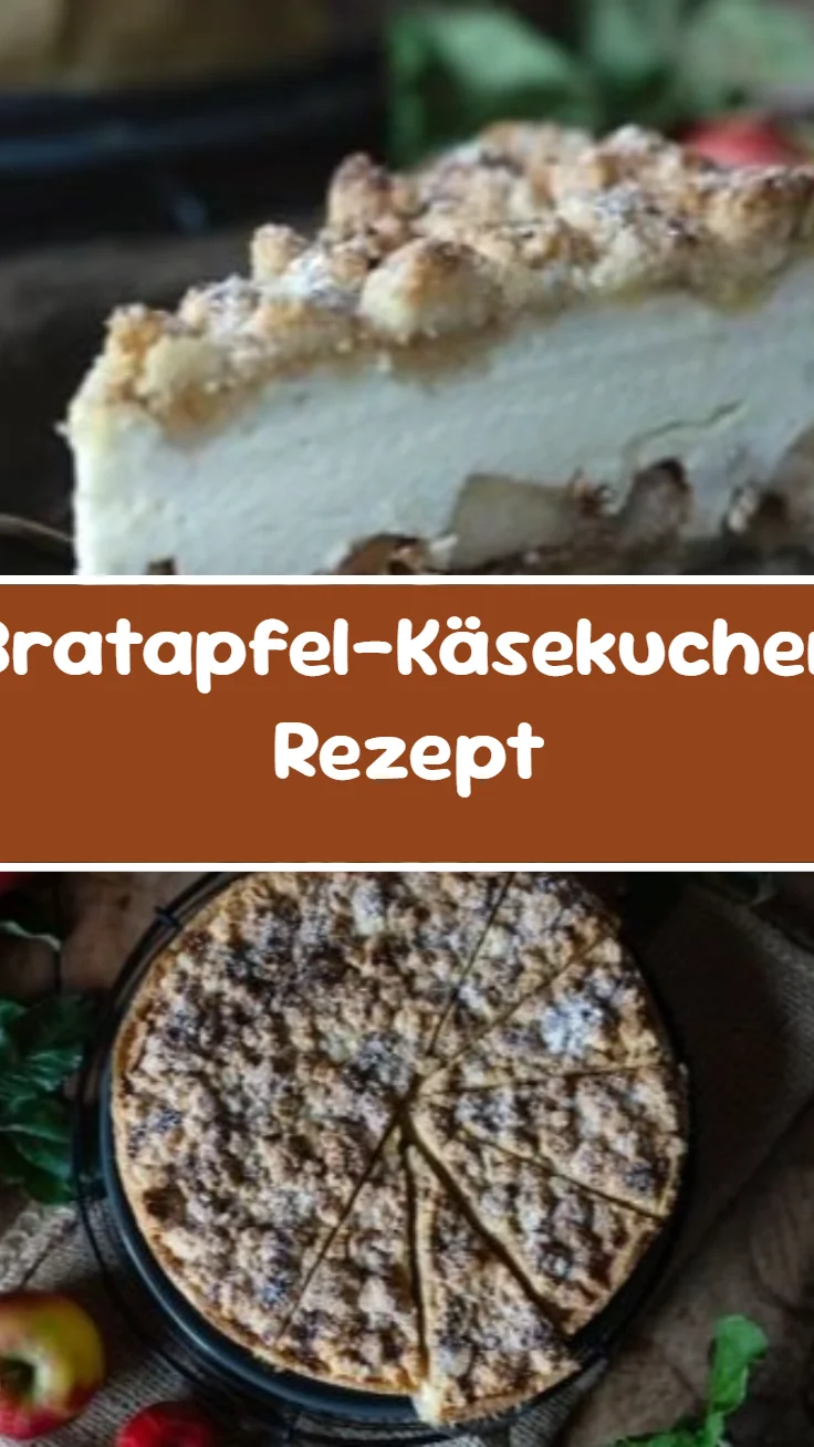 Bratapfel-Käsekuchen Rezept