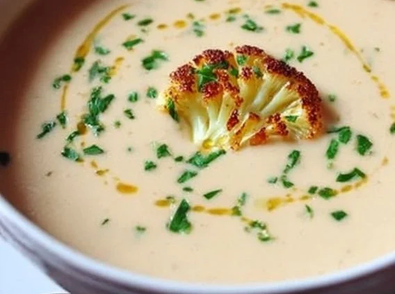 Cremige Blumenkohlsuppe