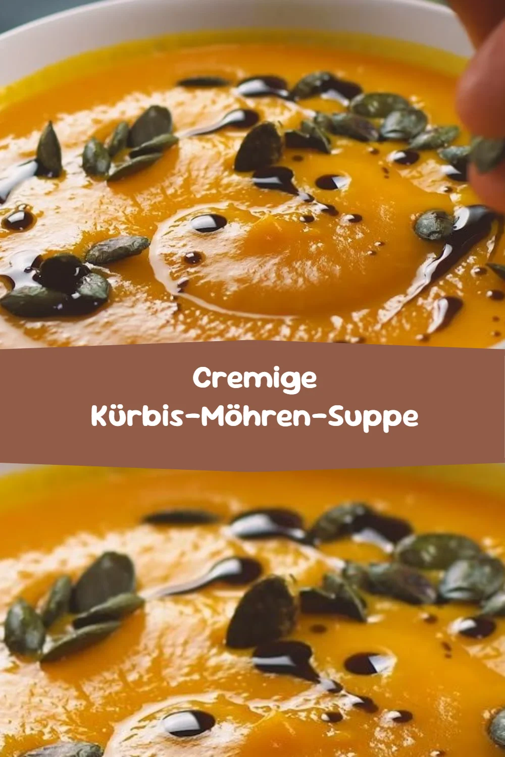 Cremige Kürbis-Möhren-Suppe