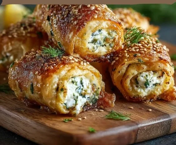 Ofen Feta Röllchen