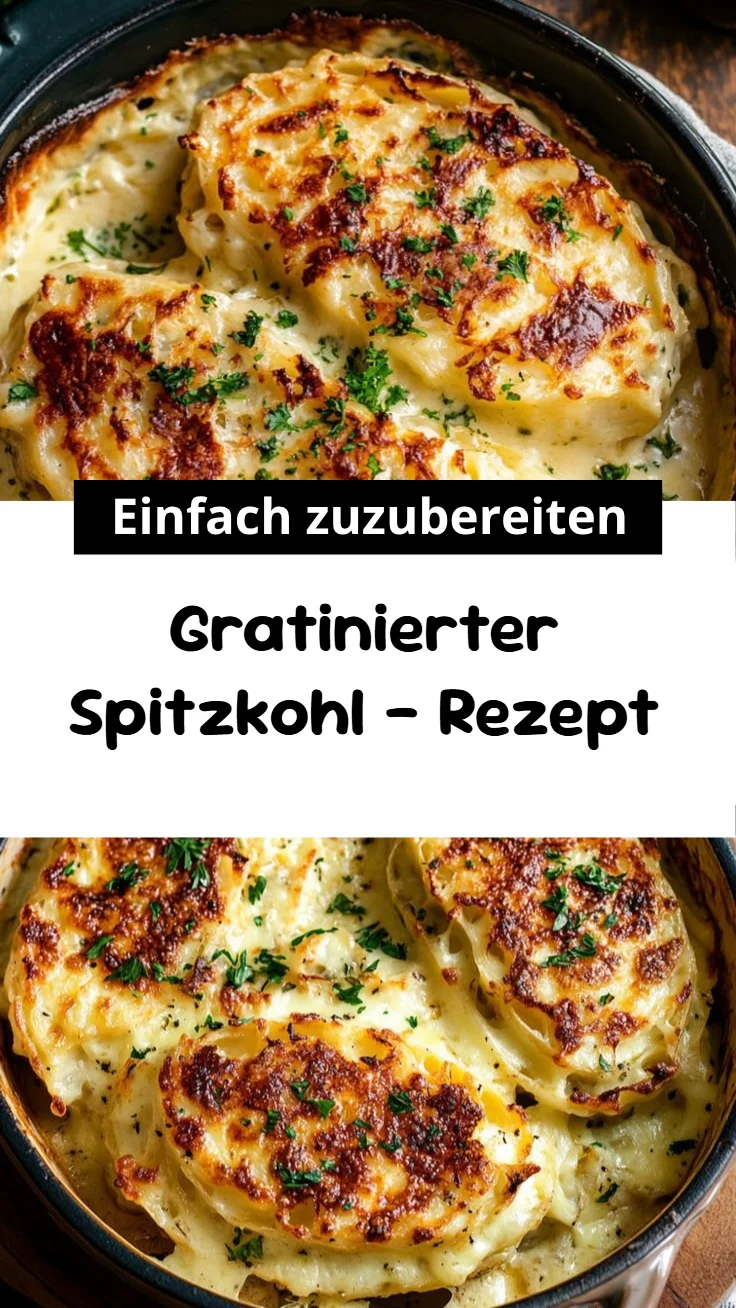 Gratinierter Spitzkohl – Rezept