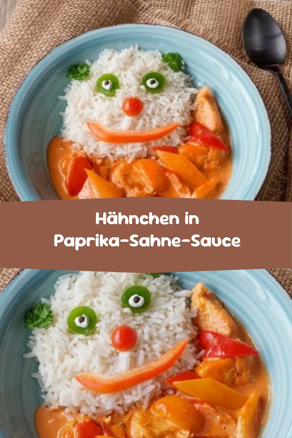 Hähnchen in Paprika-Sahne-Sauce