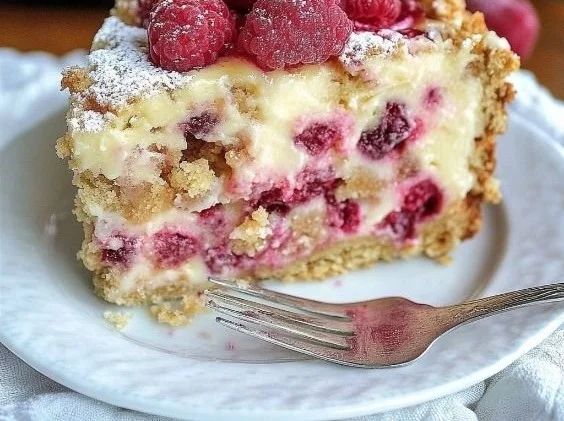 Himbeer-Käsekuchen-Streuselkuchen