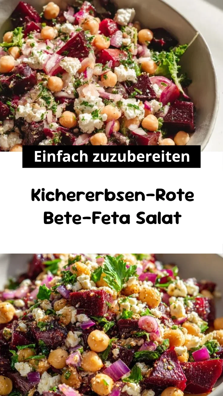 Kichererbsen-Rote Bete-Feta Salat