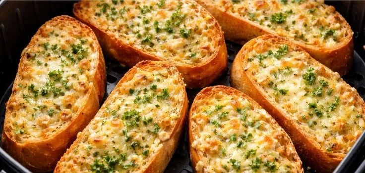 Knoblauchbrot aus dem Airfryer - köstlich und knusprig zubereitet