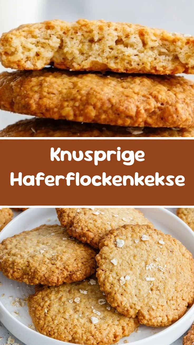 Knusprige Haferflockenkekse