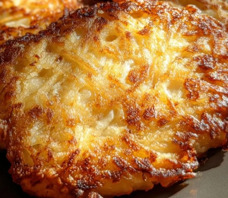 Köstliche Kartoffelpuffer ohne Fett aus der Heißluftfritteuse