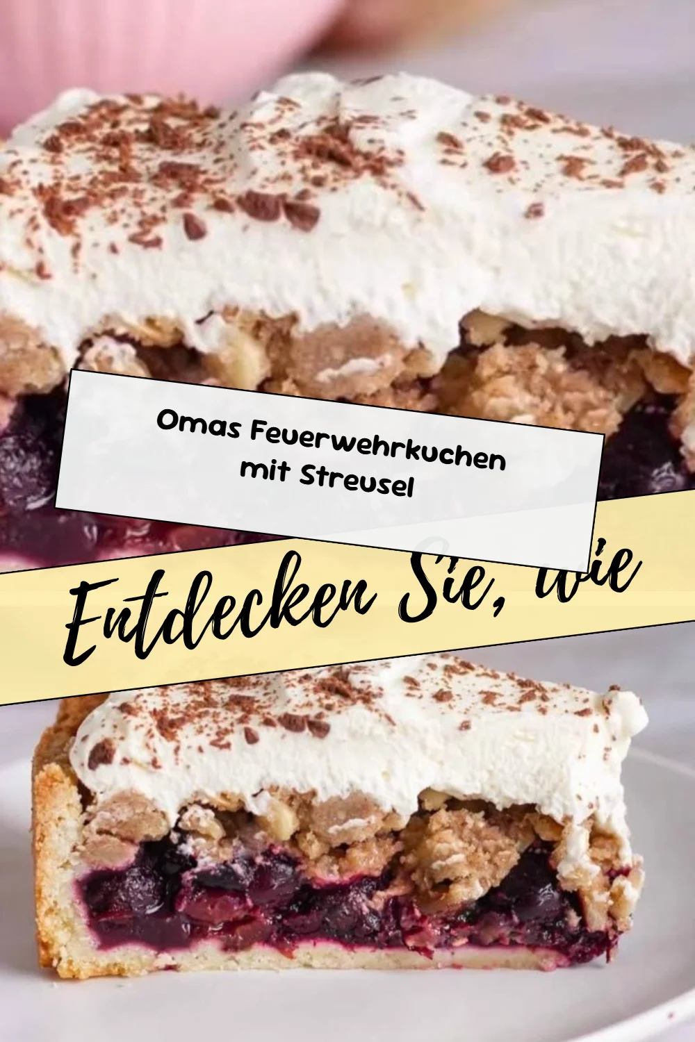 Omas Feuerwehrkuchen mit Streusel