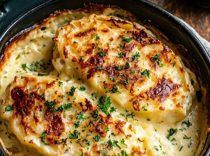 Überbackenes Spitzkohl Gericht für ein leckeres vegetarisches Rezept