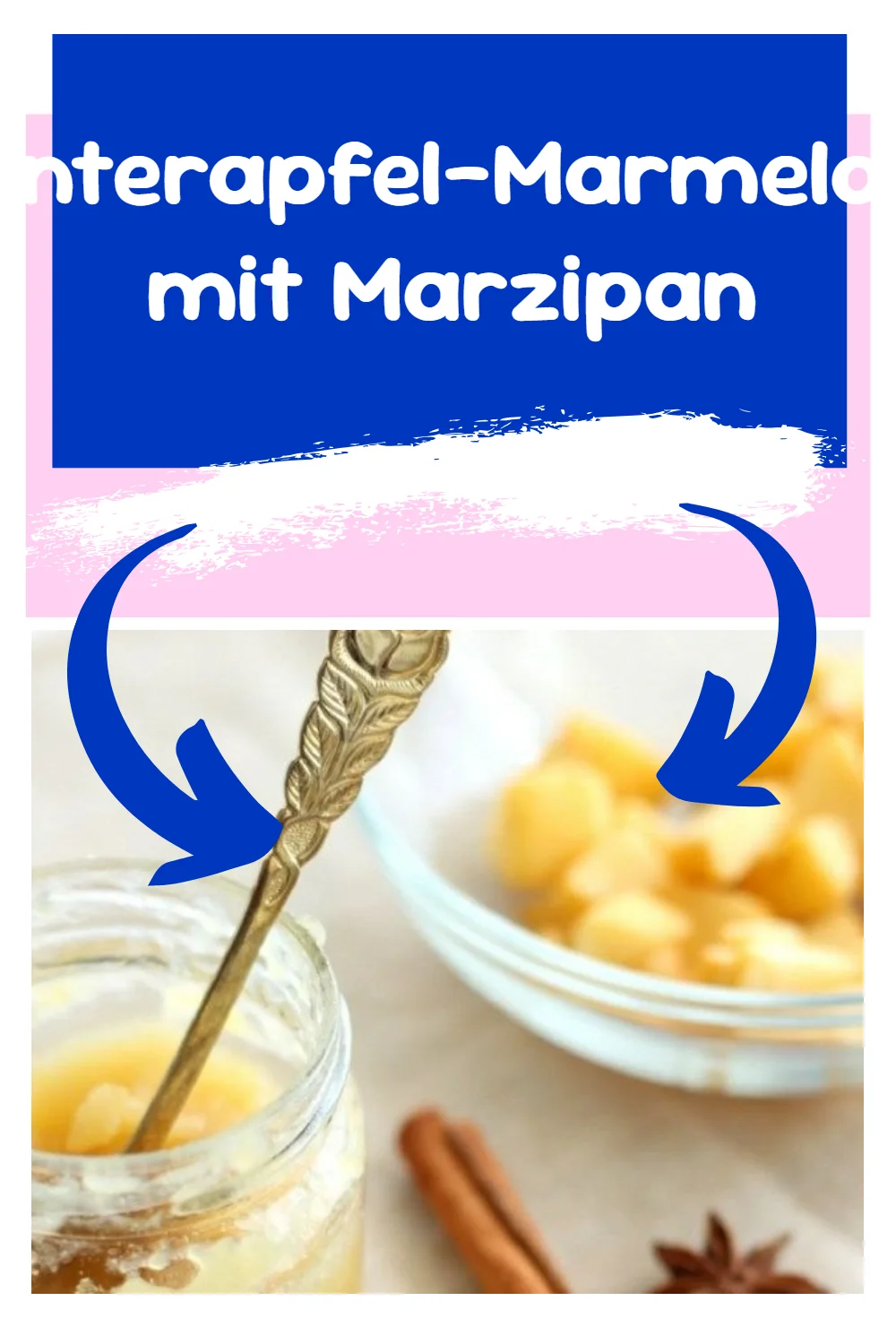Winterapfel-Marmelade mit Marzipan