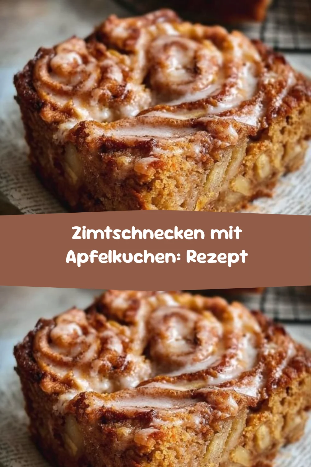 Zimtschnecken mit Apfelkuchen: Rezept