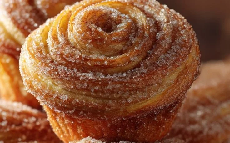 Zimtzucker Cruffins
